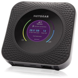 Nighthawk M1 Roteador Wi Fi Hotspot 4G Vel 1Gbps 20 Aparelhos Desbloqueado, NETGEAR MR1100 100NAS, Preto