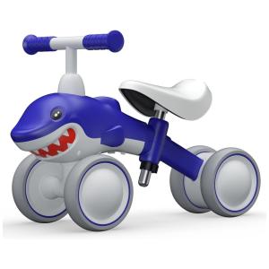 Bicicleta sem Pedal Infantil Red Fox com 4 Rodas para Crianças de 1 a 4 Anos, YGJT, Vermelho