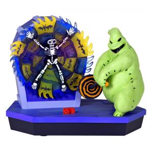 Enfeite Natalino Hallmark Keepsake Disney Oogie Boogie 30 Anos Musical Com Luz e Movimento Plástico 2023
