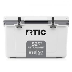 Cooler Caixa Térmica Portátil 52 Litros, RTIC 1413, Branco