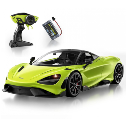 Carrinho de Controle Remoto McLaren Licenciado Escala 1:12 até 12 km, h, MIEBELY, Verde