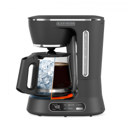 Máquina de Café Digital 12 xícaras com Desligamento Automático até 4H, 110V 900W, BLACK+DECKER, Preta