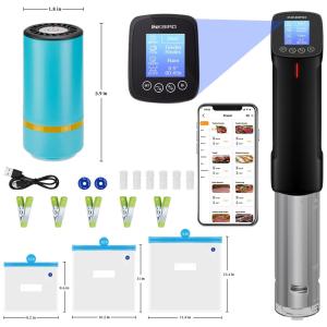 Inkbird Termocirculador Elétrico Ultra Silencioso para até 20L, 1000W, 110V, Preto