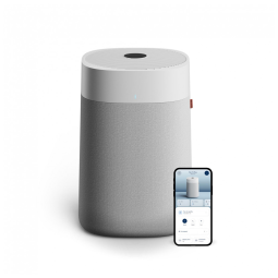 Purificador de Ar com Filtro HEPA Silencioso, Cobertura 141 m2 110V, Blueair 211i Max, Cinza e Branco