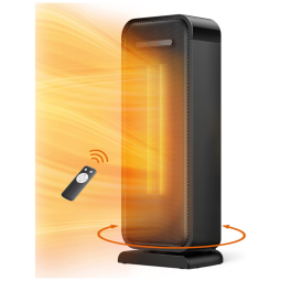 Aquecedor Elétrico Portátil TEKcians com Controle Remoto e Temporizador, 1500W, 110v, NA, Rosa