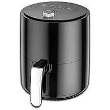 Fritadeira Elétrica AirFryer, Capacidade 3L, Multifuncional, 1350W, 110v, RJMOLU, Preto