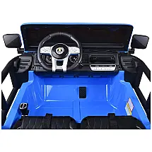 Joywhale Carro Elétrico Infantil 2 Lugares 12V com Luzes LED e Controle Remoto - Azul