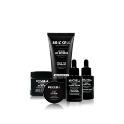 Kit Skincare para Hos Produtos Orgânicos Naturais Vitamina com 5 Produtos, BRICKELL MENS PRODUCTS COM DEF AGE RTN S, Preto