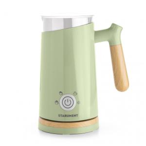 Espumador de Leite Elétrico 300mL com 4 Modos, 110V, Starument, Verde