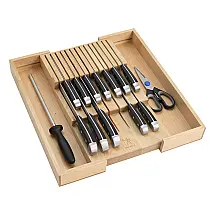 Conjunto de Facas de Cozinha Henckels Statement 15 Peças com Bandeja para Gaveta Expansível