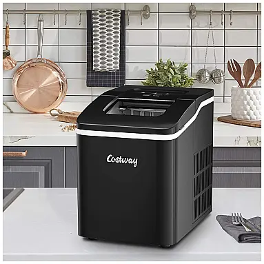 COSTWAY Máquina de Gelo Automática
