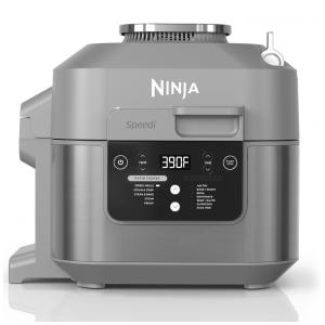 Speedi Fritadeira Elétrica AirFryer com 12 Funções e 6L de Capacidade 1650W, 110v, NINJA SF301, Cinza