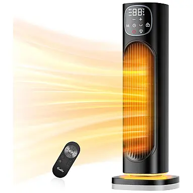 Aquecedor Elétrico com Luz Noturna,