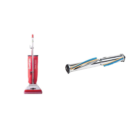 Aspirador de Pó Profissional com Fio e Rolo de Escova , 110V, Sanitaire SC888N, Vermelho