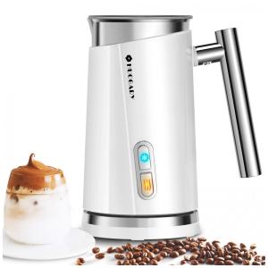Espumador de Leite Elétrico 295 mL com Função de Manter Aquecido, 110V, Huogary, Branco