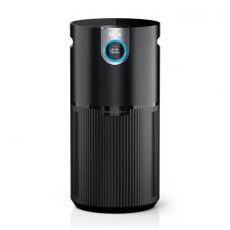 Purificador de Ar para Espaços até 111m2 com Filtro HEPA e Painel Digital, Shark HP202 Clean Sense MAX, Preto