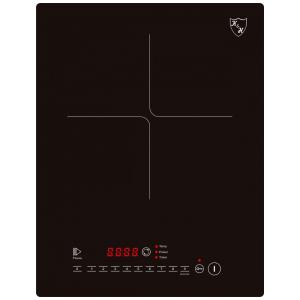 Cooktop Elétrico de Indução Portátil com 1 Queimador e Controle Digital, 110V 1800W, K & H, Preto