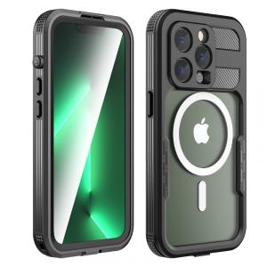 Capa para Iphone 14 Pro à Prova dÁgua, Zimu Joy, Preta