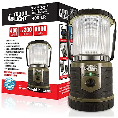 Lanterna LED Recarregável Resistente a