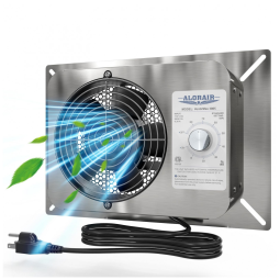 Ventilador de Parede Resistente a Poeira IP55, Saída de Ar 8,5 m, min, 115V, Alorair