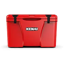 Cooler Caixa Térmica Portátil 25 Litros com Porta Copos, KENAI 700016, Vermelho