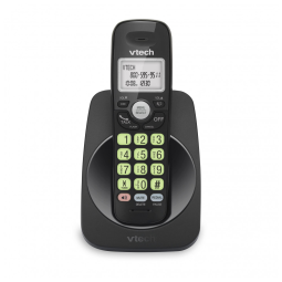 Telefone Sem Fio VTech VG13111 DECT 6.0 com Bluetooth, Display Azul e Branco, Botões Grandes, Viva-Voz Full Duplex e Identificador de