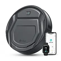 Robô Aspirador Lefant M210P Cinza 4000Pa 200min Ultrafino 7,6cm App WiFi Alexa Pelos Pets