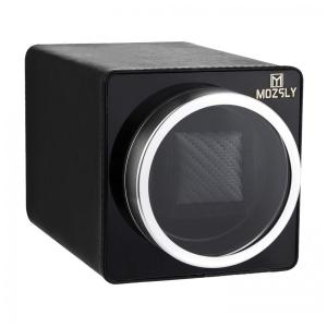 Caixa, Estojo Rotativo Automático para Relógios, 1 Lugar, MOZSLY, Preto