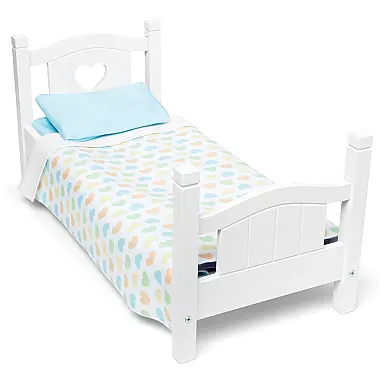 Cama de Madeira para Bonecas