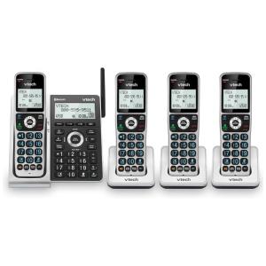 Sistema de Telefone sem Fio com Bluetooth e Bloqueador de Chamadas Inteligente, 4 Aparelhos, VTech VS306
