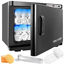 Aquecedor de Toalha Elétrico para Barbearia 23L, 110V, DEPFALL, Preto