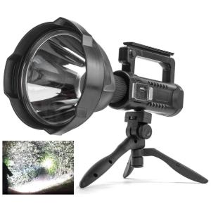 Lanterna LED Portátil Recarregável 90000LM, IPX5 á Prova d, 10H, LYLTING, Preto