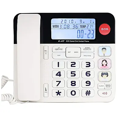 Telefone Fixo para Idosos com