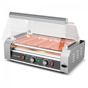 Máquina de HotDog Leconchef até 18 Salsichas por Vez, Aço Inoxidável 110V 1200W