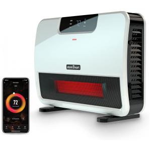 Aquecedor Elétrico Portátil com Controle por APP e Aquece atoe 70m2, 1500W 110V, Atomi Smart, Branco