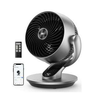 Ventilador de Mesa Inteligente com 4 Velocidades, 5 Modos, Temporizador, 110V 52W, Dreo, Prata