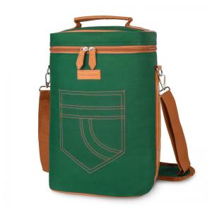 Bolsa Térmica Para Transporte de Vinhos Tirrinia até 4 Garrafas, Verde