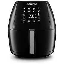 Fritadeira Elétrica Airfryer 5.6 Litros com Controle Digital, 110V 1700W, GOURMIA GAF625, Preto