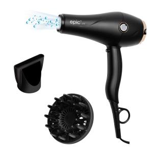 Secador de Cabelo Profissional com 2 Acessórios, 1875W, 110v, ONE STYLING, Preto