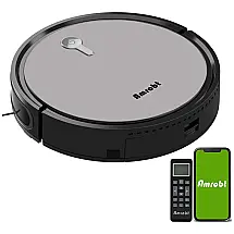 Aspirador de Pó Robô Amrobt com Conexão via APP WI FI e Auto Carregamento, 110V, Preto