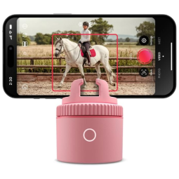 Pod Lite Suporte para Telefone com Rastreador Automático de Rosto e Bluetooth, PIVO, Rosa