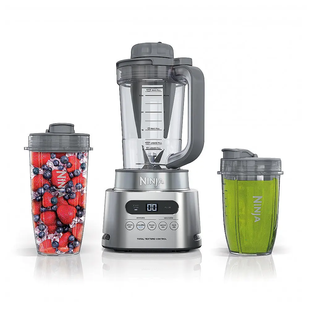 Liquidificador Ninja SS151 Platina TWISTi 5-em-1 Extração 1000mL Tamper 120V