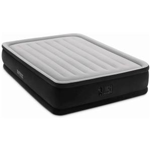 Cama Colchão Cama Inflável com Bomba Elétrica Interna, Altura da Cama 40, INTEX 64717MZ, Preto