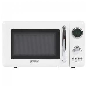 Forno micro-ondas HADEN 20L 700W creme digital degelo 5 níveis mesa com trava de segurança 110V
