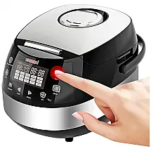 Panela de Arroz Elétrica Programável 15 em 1 até 11 Xícaras Cozidas, 110V 900W, 5 Core RC0501, Preta