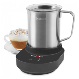 Espumador de leite - A Máquina de Espumar e Aquecer Leite 9 em 1 da Instant Pot - Pitcher de Aço Inoxidável de 500ml - Crie Bebidas