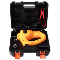 Chave de Impacto Elétrica Macaco Elétrico 2, Portátil Para Carro 12 V Luz de LED, ROGTZ, Amarelo