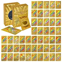 RWEGBTY TCG Box Pokemon com 55 Cartas Douradas Ultra Raras