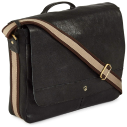 Bolsa, Pasta de Couro para Laptop Unissex, COCHOA, Preto