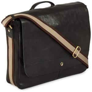 Bolsa, Pasta de Couro para Laptop Unissex, COCHOA, Preto